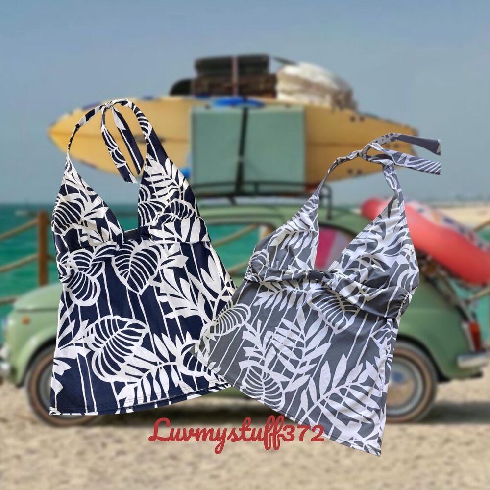 HOLIDAY DEAL!!!😎👙🌞  2 Cute Calvin Klein Bathing Suit Tankini Tops